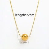 Lux Golden Ball Necklace