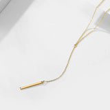Dapper Y-Line Pendant Necklace