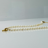 Art Freshwater Pearl Gold Necklace