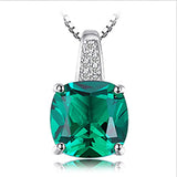 Emerald Water Drop Necklace