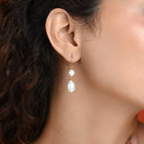 Duo of Pearls Earrings