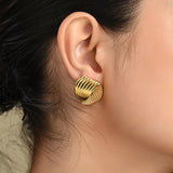 Dazzling Spiral Earrings