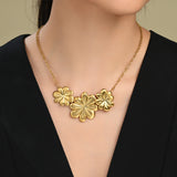 18K Gold Plated Flora Necklace