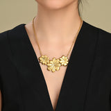 18K Gold Plated Flora Necklace