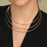 Gilded Waves Necklace