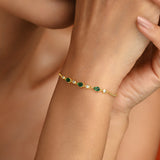 Emerald Eclipse Bracelet