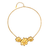 18K Gold Plated Flora Necklace