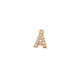 Alphabet Pendant Gold Chain