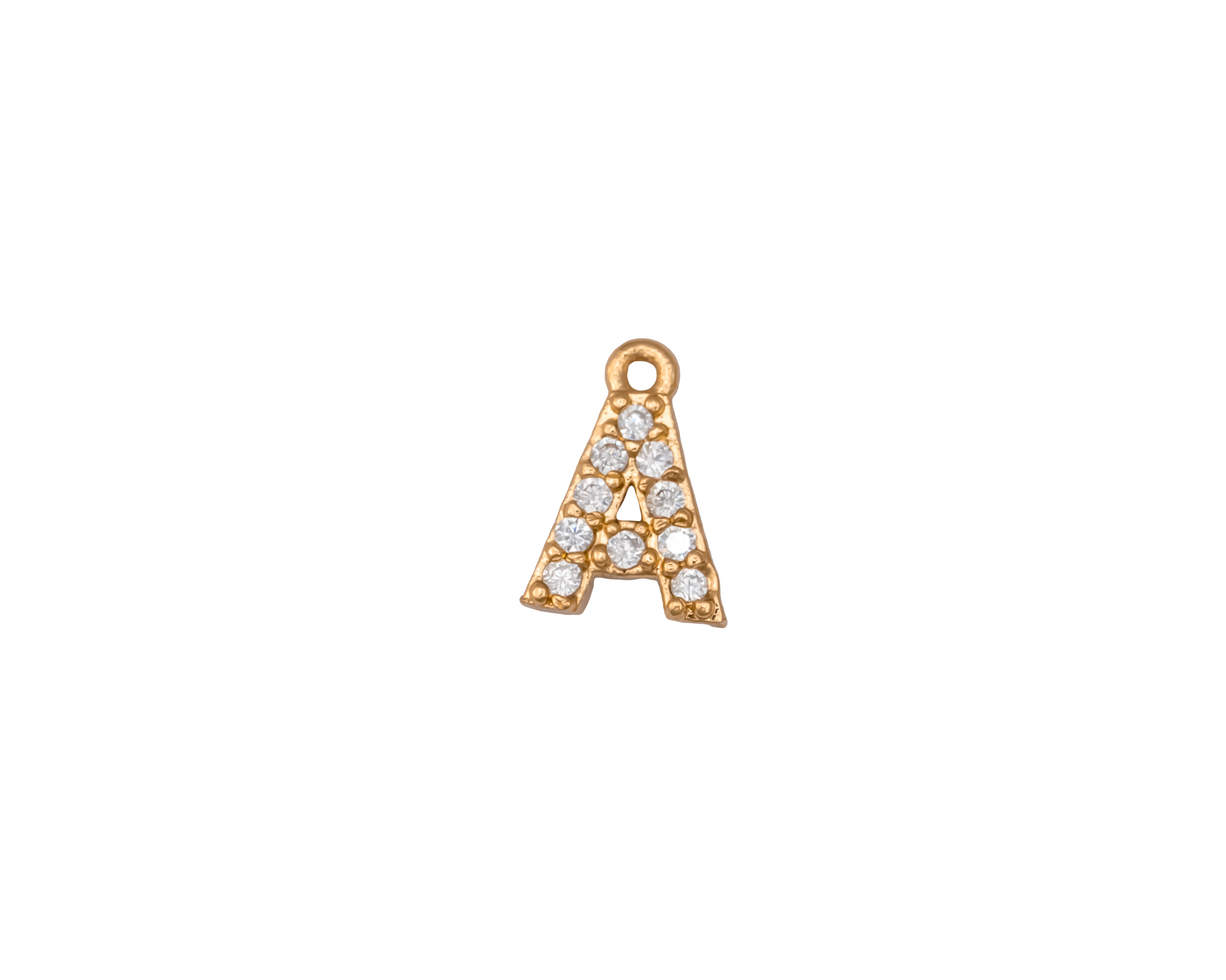 Alphabet Pendant Gold Chain