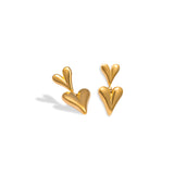 Double Heart Earrings