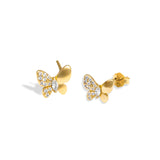 18K Gold plated Winged  Earrings