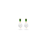 Emerald Pearl Dream Earrings