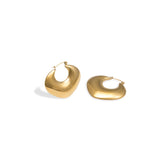 18K Gold plated Cresent Earrings