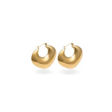 18K Gold plated Cresent Earrings