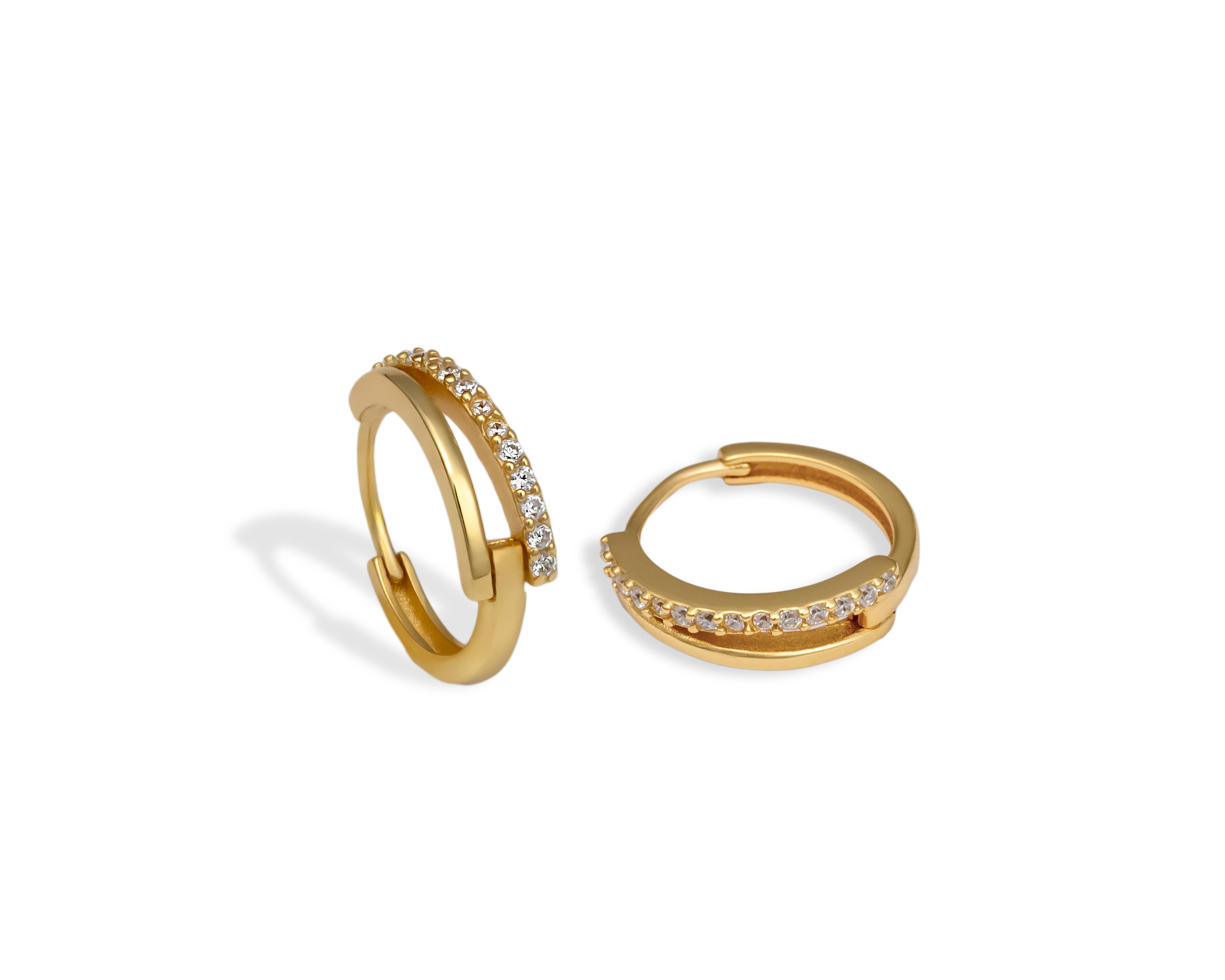 Brilliant Circle Earrings
