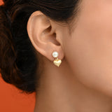 Pearl Love Earrings