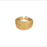 Golden Weave Ring