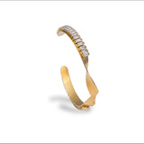 Regal Twist Diamond Cuff