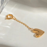 Golden Heart Chain Charm