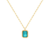 Turquoise Pendant Necklace