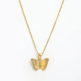 Golden Butterfly Necklace