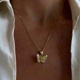 Golden Butterfly Necklace