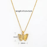 Golden Butterfly Necklace