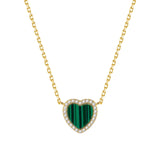 Emerald Heart Jewelry Set