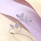 Lavender Charm Ring