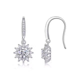 Moissanite Snowflake Earrings