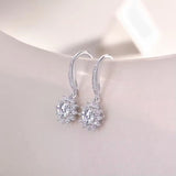 Moissanite Snowflake Earrings