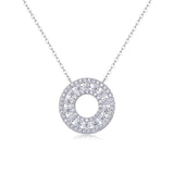 Sparkling Orbit Moissanite Necklace