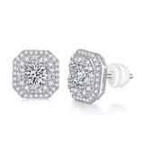 Infinity Shine Moissanite Earrings