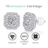 Infinity Shine Moissanite Earrings