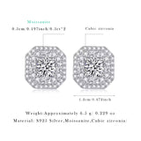 Infinity Shine Moissanite Earrings