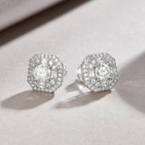 Infinity Shine Moissanite Earrings