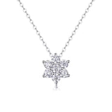 Snowflake Moissanite Necklace