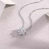 Snowflake Moissanite Necklace