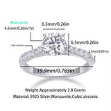 Eternal Glow Moissanite Ring