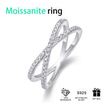 Radiance Cross Moissanite Ring