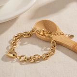 Puffy heart bracelet