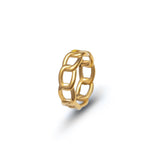 Chainlink Elegance Ring