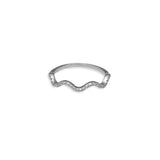 925 Sterling Silver Surf Ring