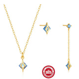 Blue Radiance Jewelry Set