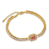 Ruby Glamour Bracelet